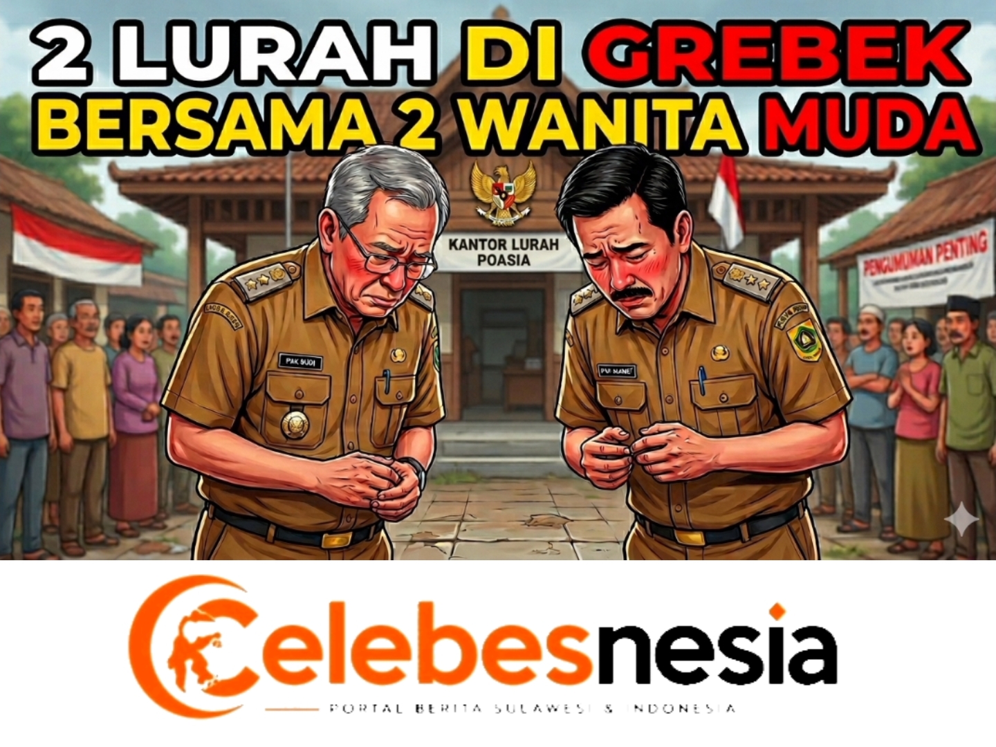 2 Lurah Kendari Digerebek Pesta Miras di Kantor Saat Cekcok soal Tarif Wanita